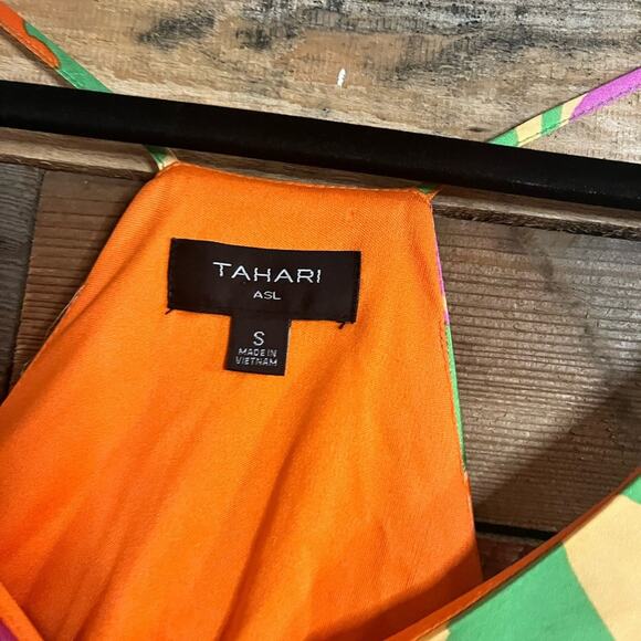 Tahari ASL Floral Maxi Dress Size Small‎ - Picture 7 of 9